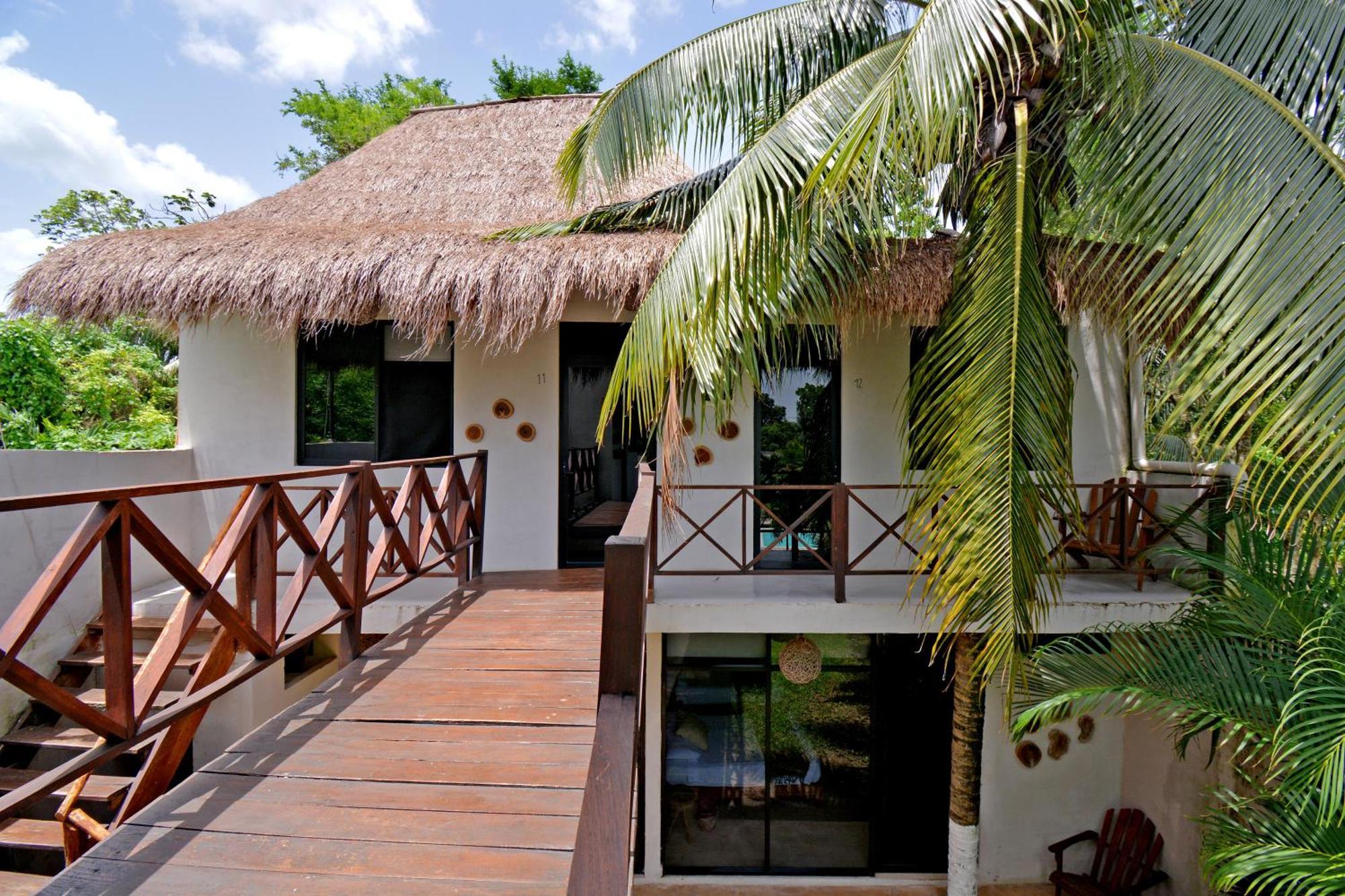 Casa Delia Hotel Downtown Bacalar Exterior foto