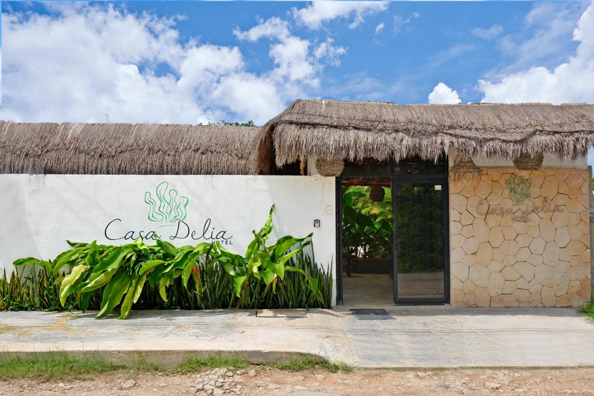 Casa Delia Hotel Downtown Bacalar Exterior foto
